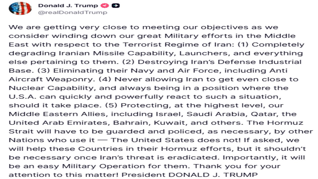 Trump: "İran’a yönelik askeri çabaları azaltmayı düşünüyoruz, hedeflerimize çok yaklaştık"