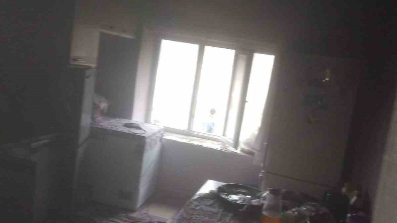 Van’da ev yangını