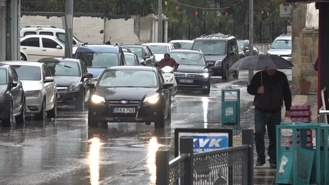 Kilis’te yağış etkili oluyor