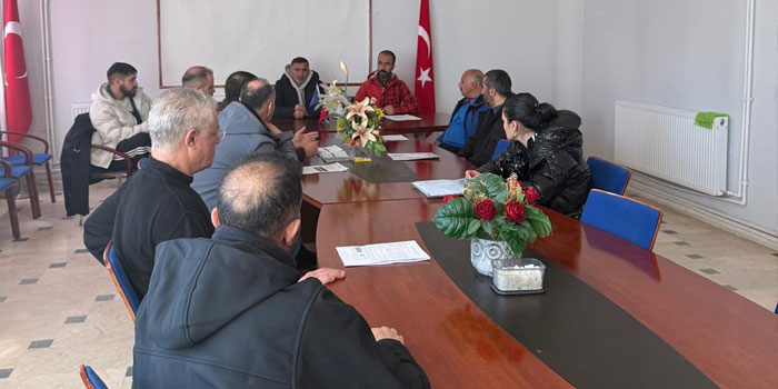 Kars’ta okul sporları boks turnuvası öncesi teknik toplantı yapıldı