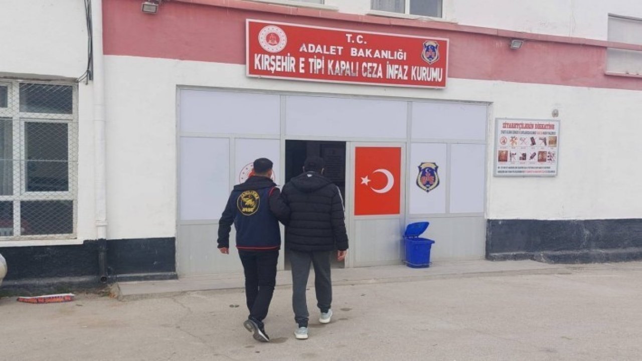 Kırşehir’de hapis cezası bulunan şahıs JASAT tarafından yakalandı
