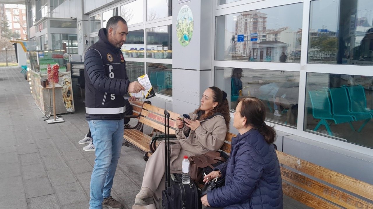 Niğde’de narkotik ekiplerinden bilgilendirme seferberliği