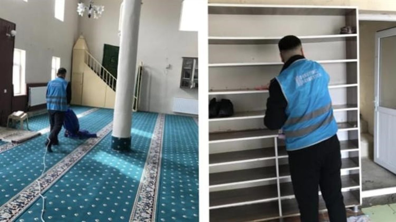 Hükümlüler camiler için seferber oldu