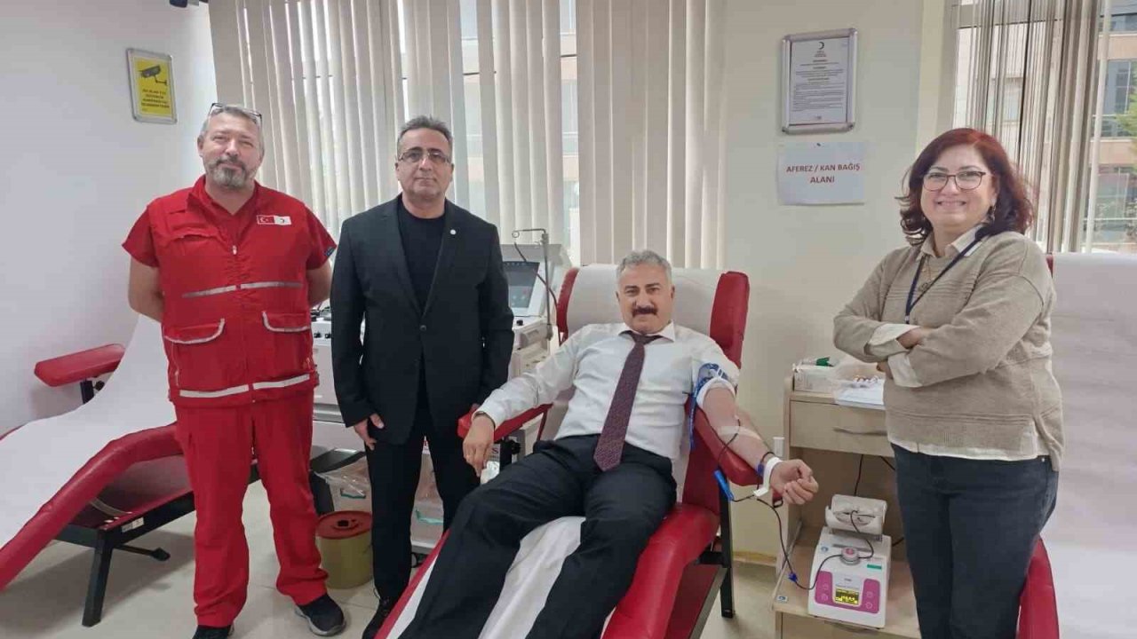 Emniyet Müdürü Aktaş’tan 23’üncü kan bağışı