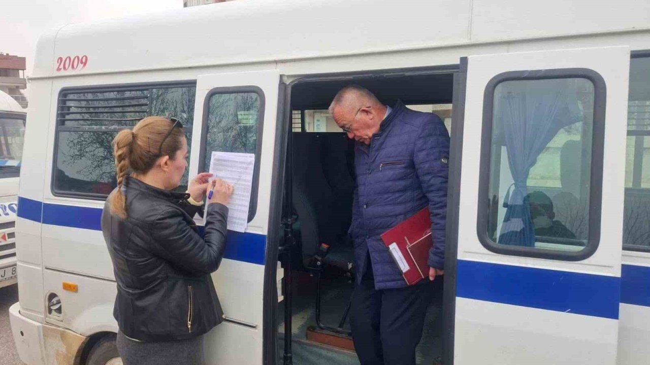 Sarıgöl’de servislere kapsamlı denetim