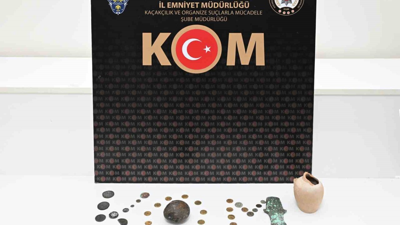 Kırşehir’de tarihi eser operasyonu: 38 parça eser ele geçirildi