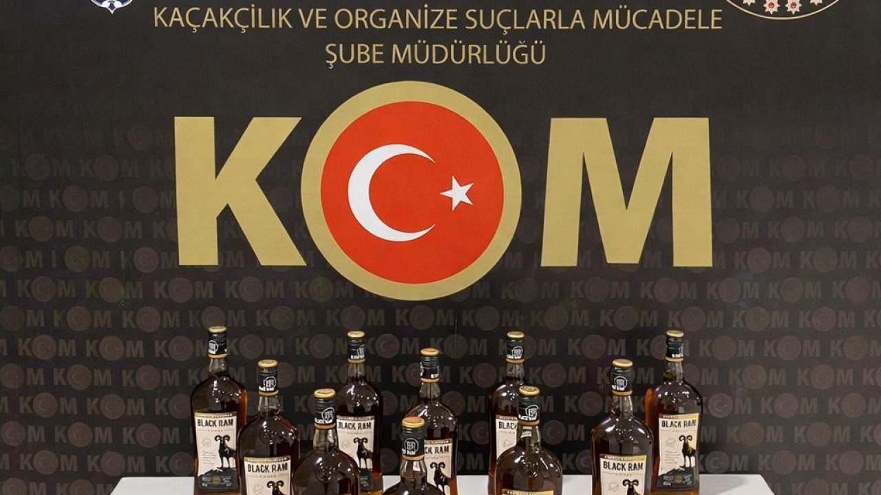 Bayburt’ta 10 litre kaçak alkol ele geçirildi