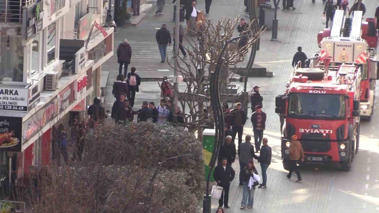 Bolu’da yanık kokusu itfaiye ekiplerini harekete geçirdi