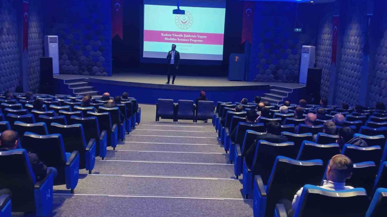 Hükümlülere yönelik ’Kadına Şiddetle Mücadele’ eğitimi