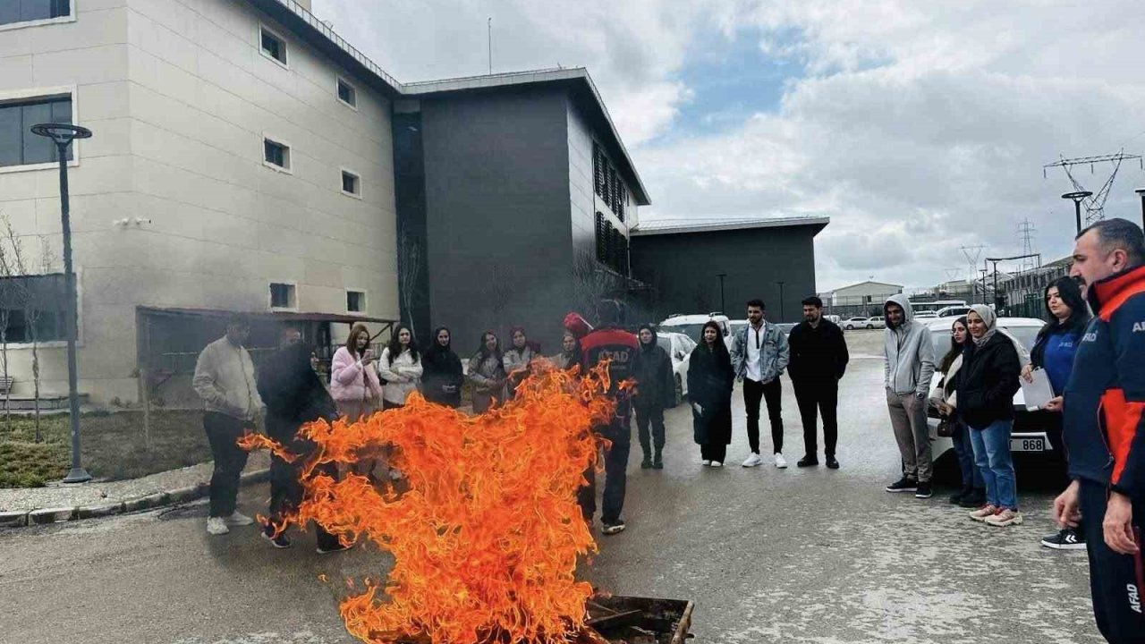 Elazığ’da afet ve yangın farkındalık eğitimi