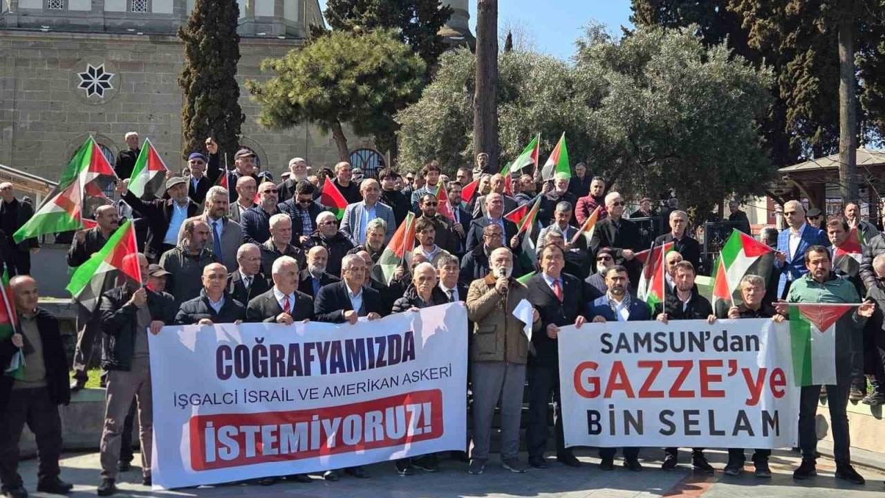 Samsun’dan Gazze’ye bin selam