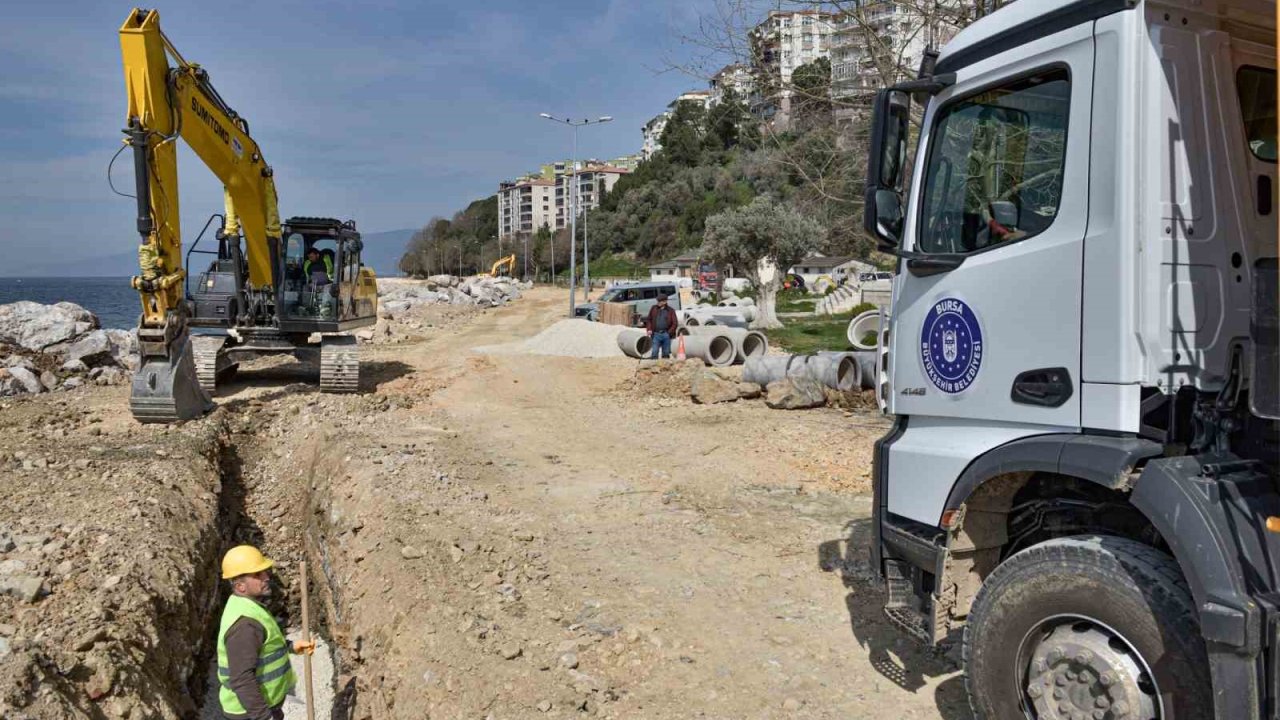 Gemlik’in altyapısı, büyükşehirle güçleniyor
