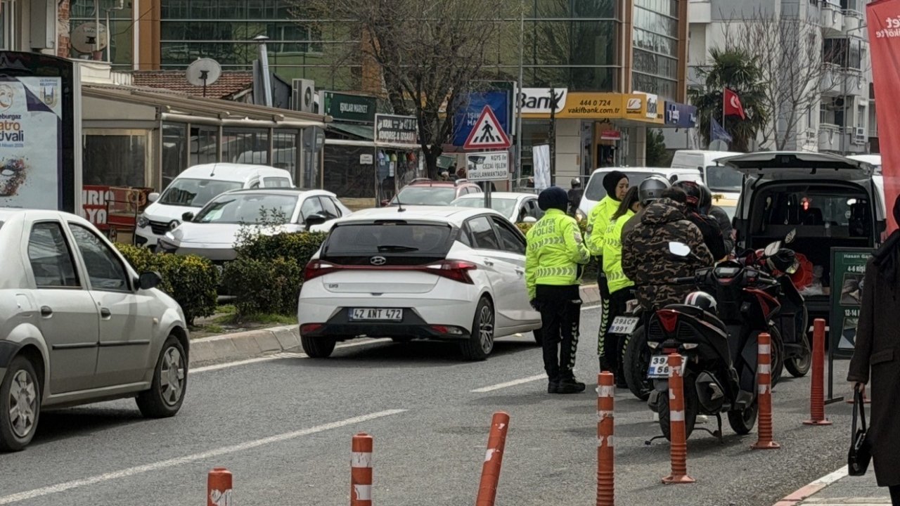 Kırklareli Lüleburgaz’da trafik denetimleri sıklaştırıldı
