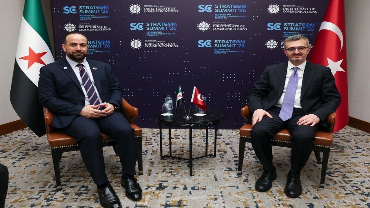 İletişim Başkanı Duran, Suriye Enformasyon Bakanı el-Mustafa ile görüştü