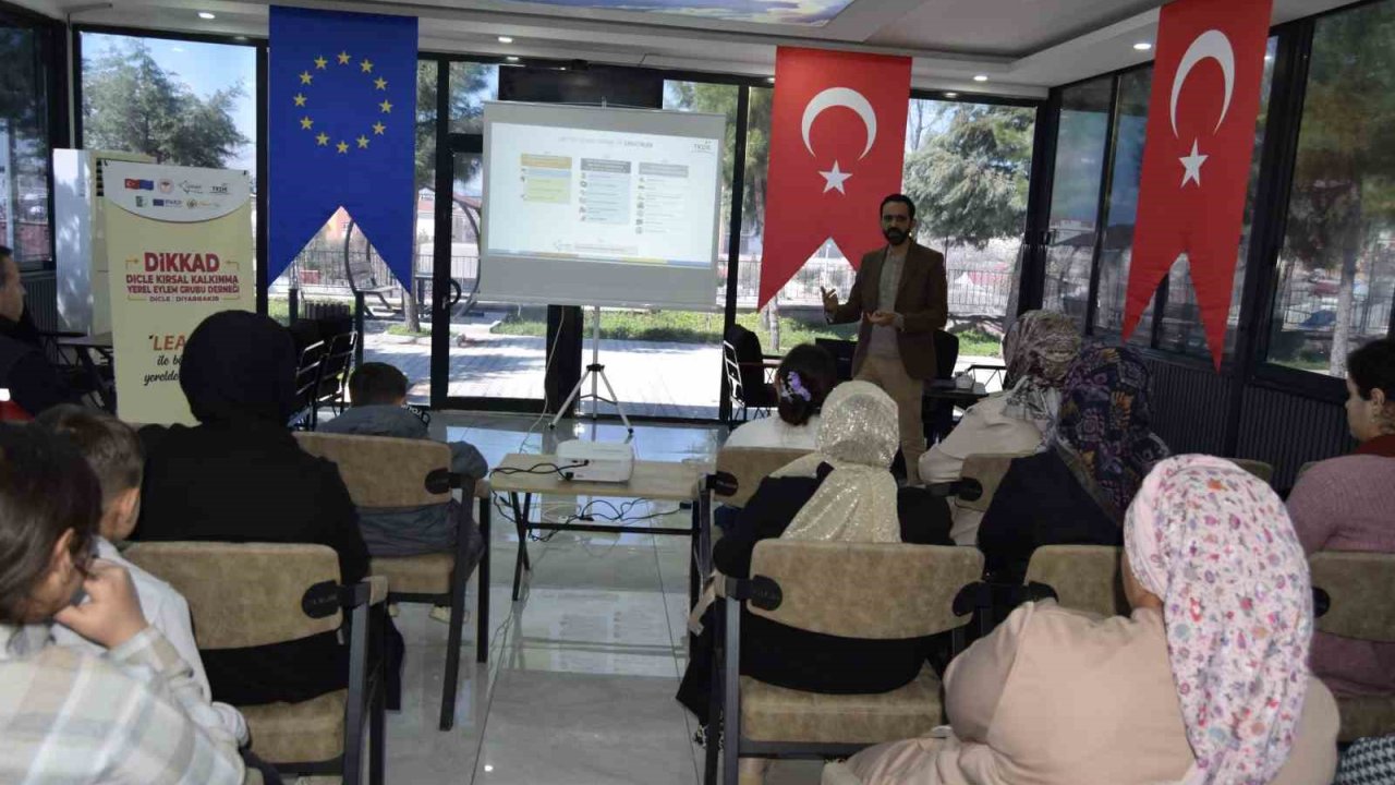 Dicle Yerel Eylem Grubu Derneğinden muhtar, kandın ve gençlere IPARD III eğitimi