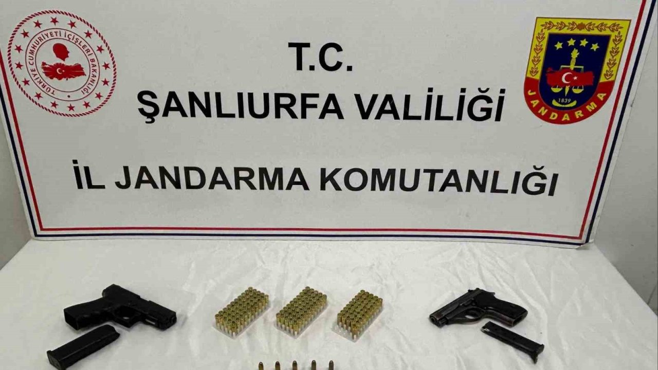 Şanlıurfa’da ruhsatsız silah operasyonu:2 gözaltı