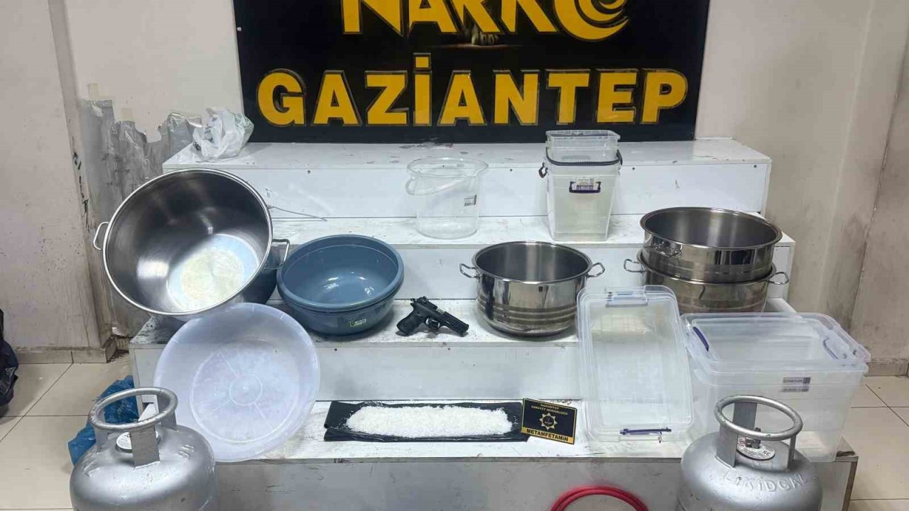 Gaziantep’te uyuşturucu operasyonu: 4 tutuklama