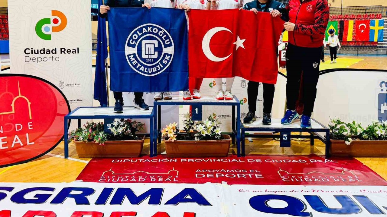 Çolakoğlu Metalurji Spor Kulübü’nden uluslararası arenada gururlandıran başarı