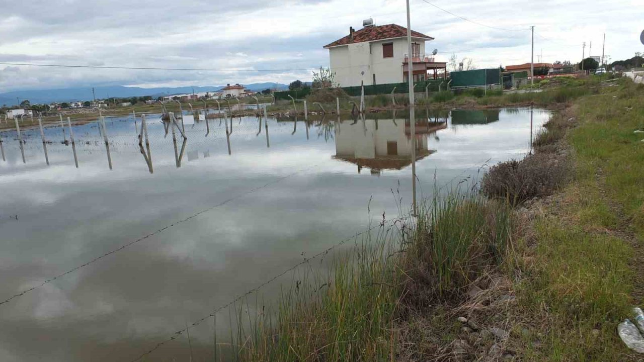 Balıkesir’de yazlıklar su içinde kaldı