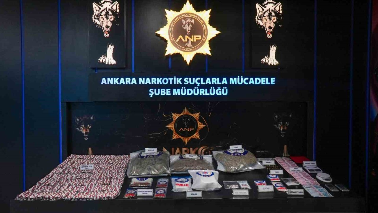 Ankara’da uyuşturucuya büyük darbe: 49 tutuklama