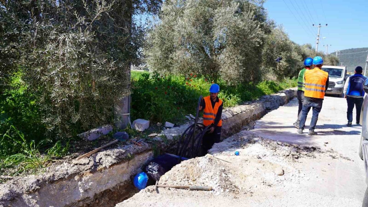 Kemikler’in içme suyu hattı yenilendi