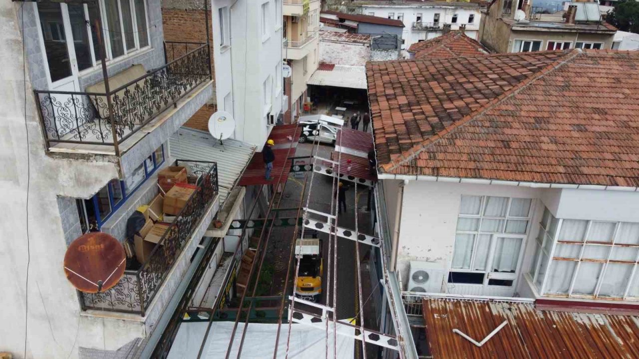 Bozdoğan’da Simit Pazarı Sokağı yenileniyor