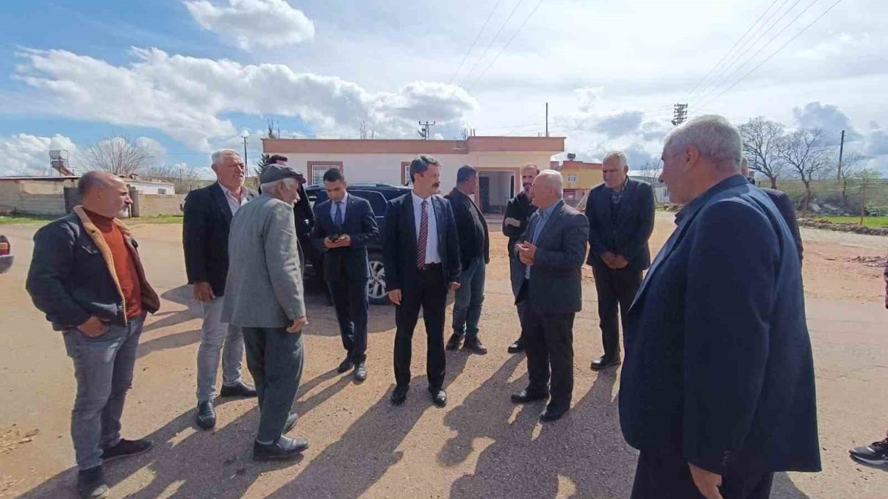 Kaymakam Aslan, köylerde vatandaşlarla buluştu