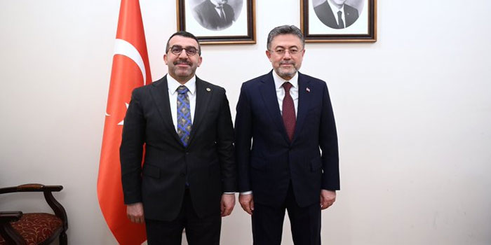 AK Parti Kars Milletvekili Adem Çalkın’dan, Bakan İbrahim Yumaklı’ya ziyaret