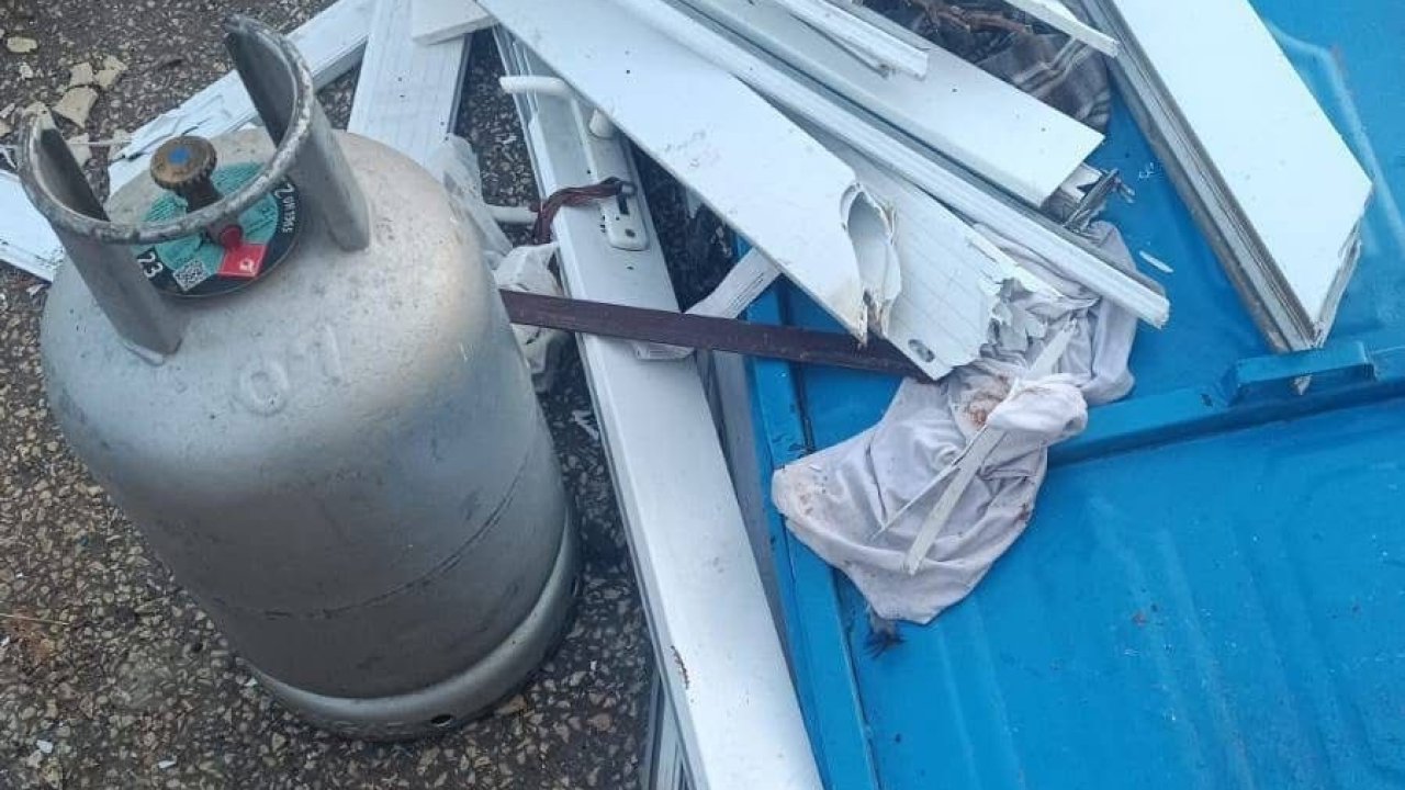 Batman’da gaz parlaması nedeniyle yaşlı kadın alevlerin arasında kaldı