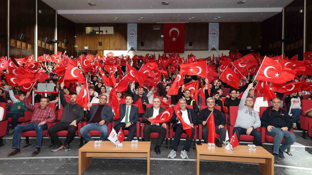 ERÜ’de milli maç heyecanı