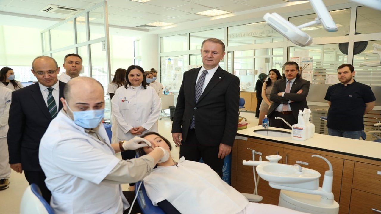 Rektör Baş: "Diş Hekimliği Fakültesi’nde yürütülen çalışmalar memnuniyet verici düzeyde"