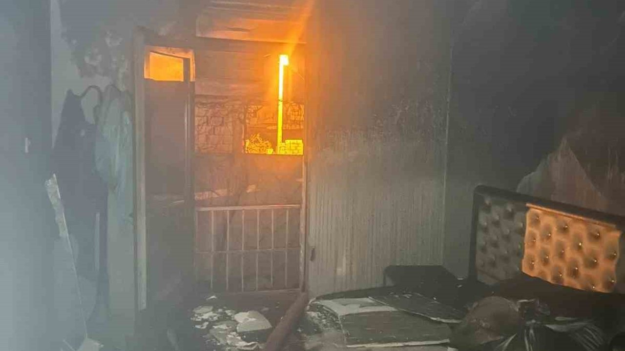 Mardin’de müstakil evde çıkan yangın söndürüldü