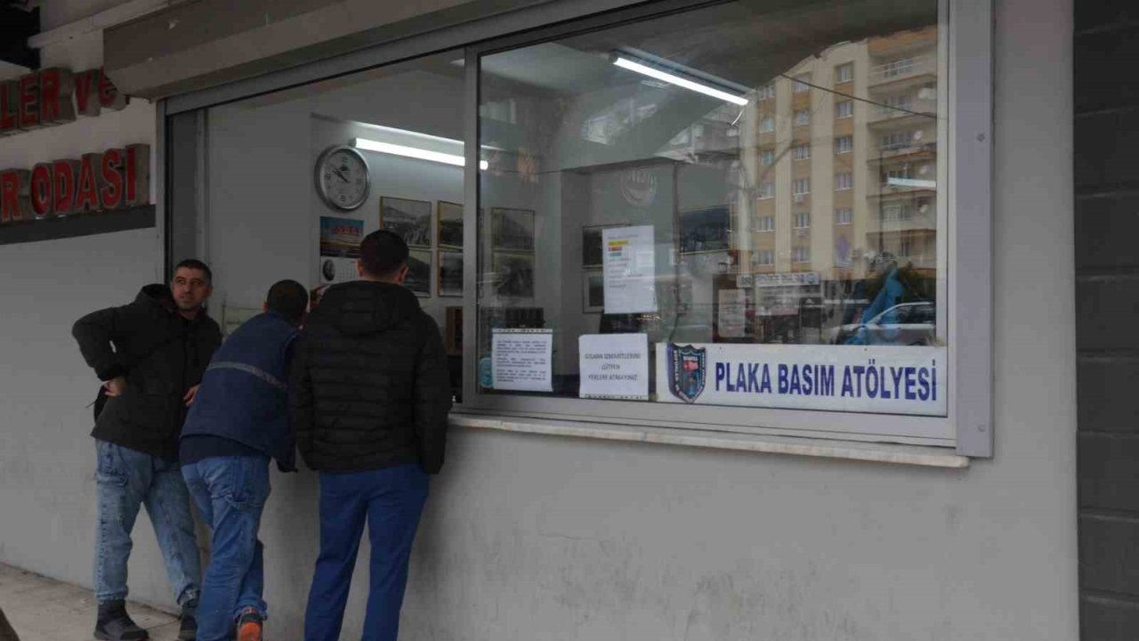 Manisa’da 22 günde 7 bin 500 plaka değişti