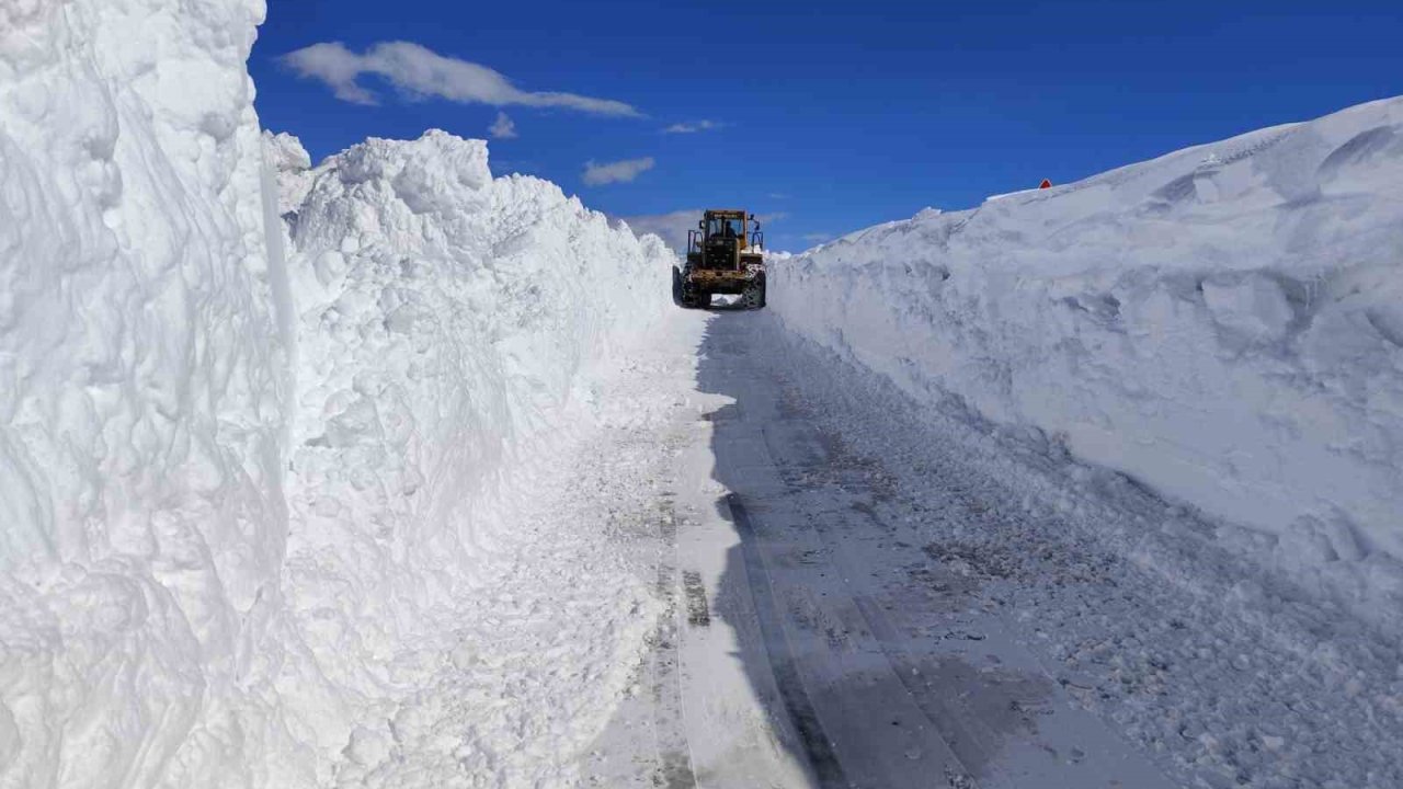 Van’da 5 metreyi bulan karda yol açma çalışması