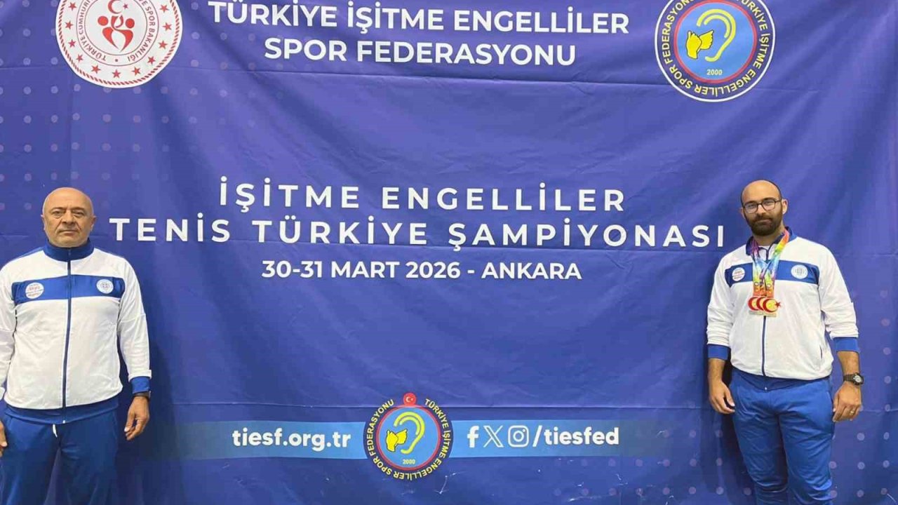 İşitme Engelliler Tenis Turnuvası’nda Muğla’ya 3 madalya