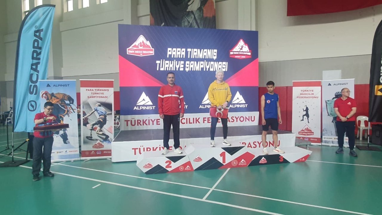 Para Tırmanış Türkiye Şampiyonasında Denizli’yi gururlandıran başarı