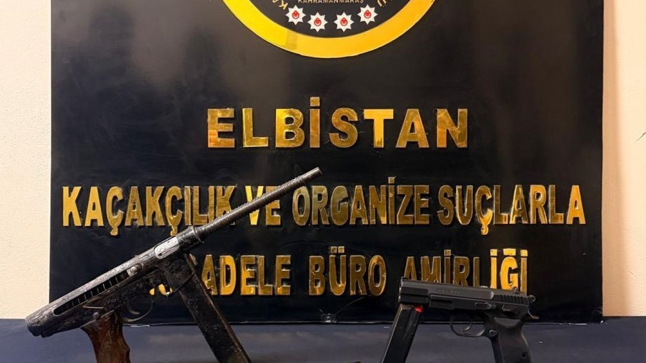 Kahramanmaraş’ta silah ve uyuşturucu operasyonu