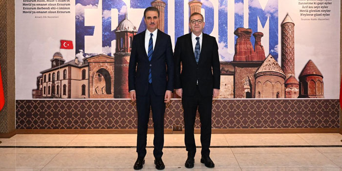 Kars Valisi Ziya Polat’tan Erzurum Valisi Aydın Baruş’a ziyaret