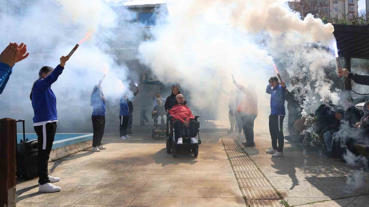 Boccia şampiyonlarına kutlama