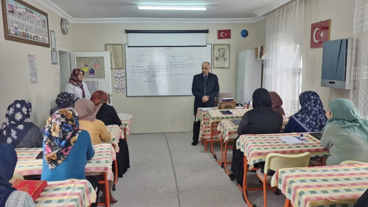 Tepebaşı Müftülüğü’nden Kur’an kurslarına ziyaret