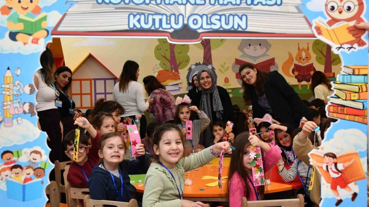 Büyükşehir’in Kütüphane Haftası etkinliklerine yoğun ilgi