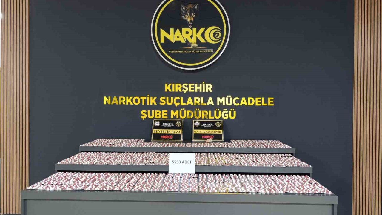 Kırşehir’de zehir tacirine darbe