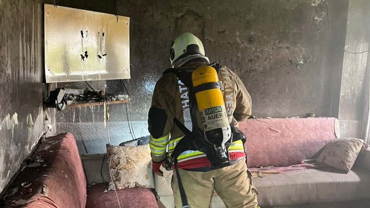 Samadağ’da ev yangını