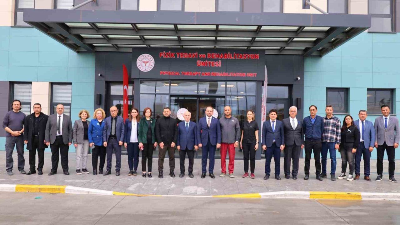 Aydın Şehir Hastanesi’nde fizik tedavi ünitesine yakın inceleme
