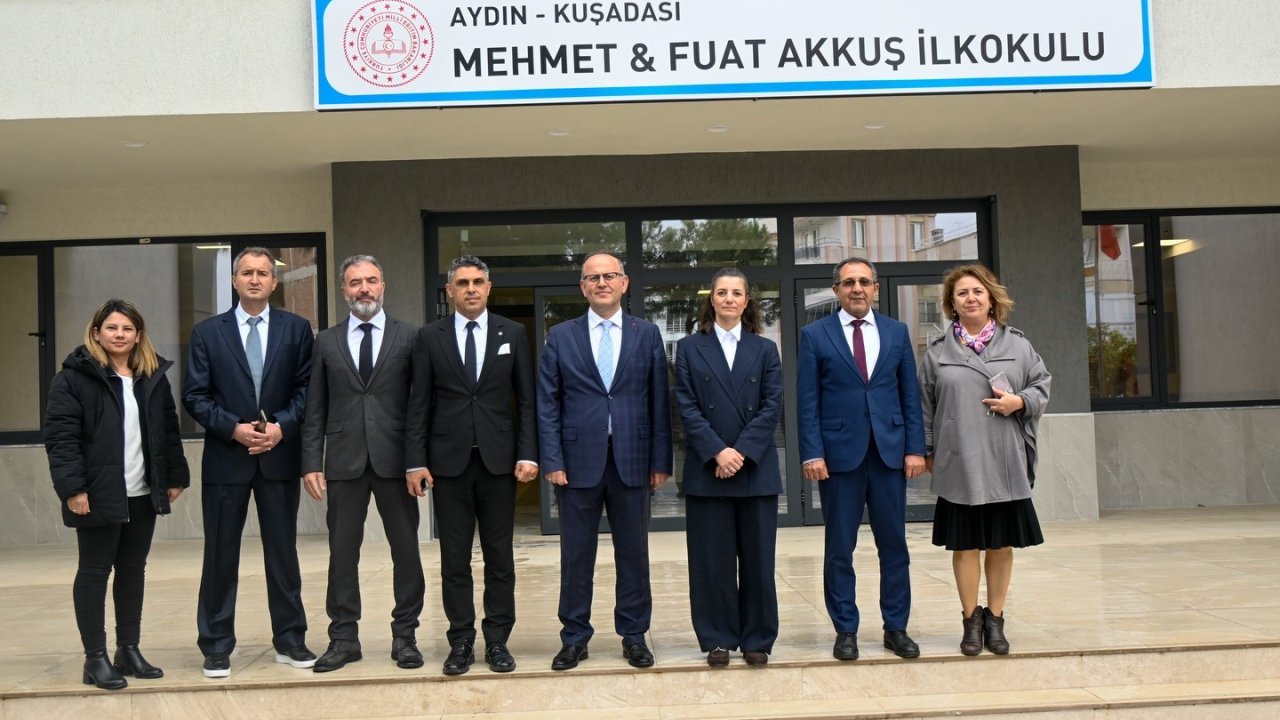 Hayırsever katkısıyla yapılan okulda son durum değerlendirildi