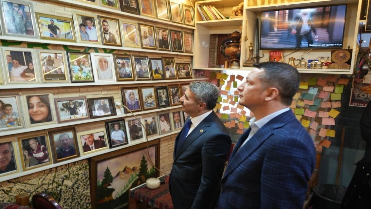 AK Parti heyetinden Gölbaşı Caddesi’nde esnaf ziyareti