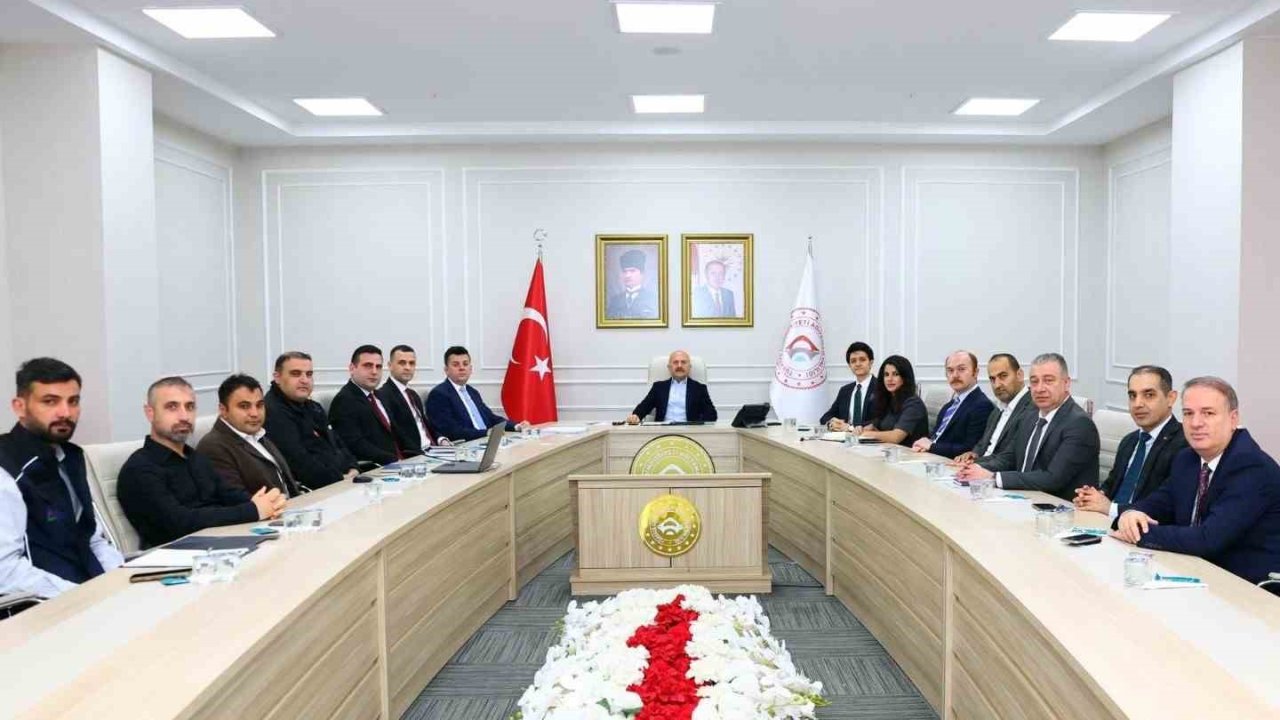 Adıyaman’da haftalık koordinasyon toplantısı gerçekleştirildi