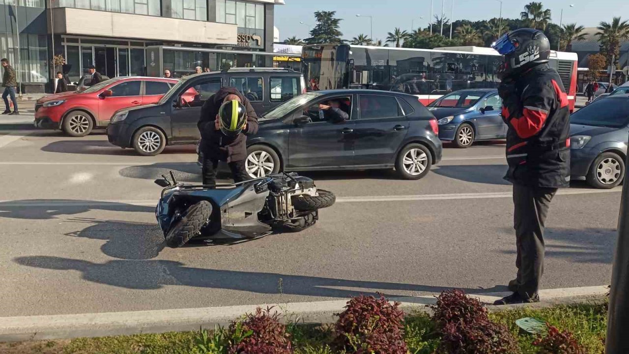 Samsun’da motosiklet kazaları