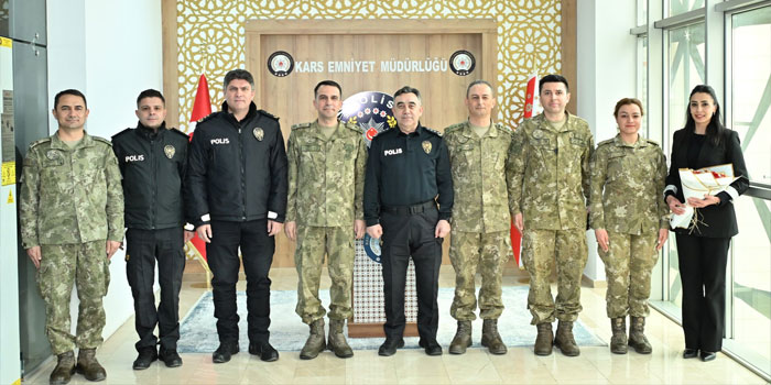 Kars İl Emniyet Müdürü Tombul’a Tuğgeneral Türe’den Ziyaret