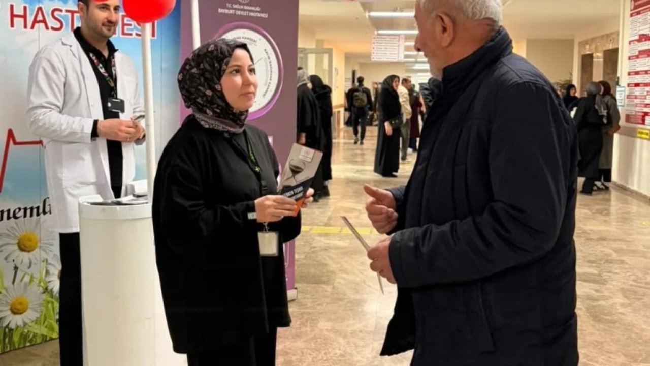 Hastanede vatandaşlara kanser hakkında bilgilendirme yapıldı